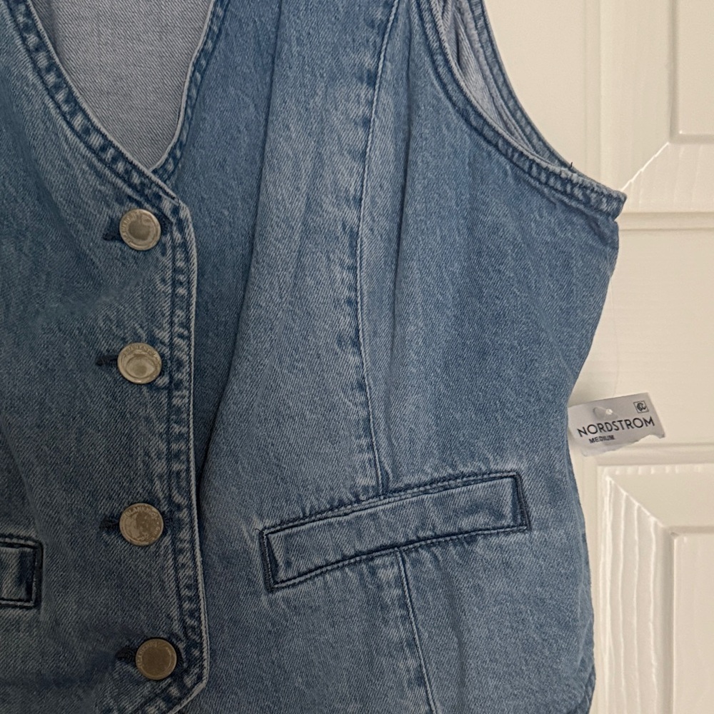 NWT BlankNYC Denim Vest - Picture 7 of 9